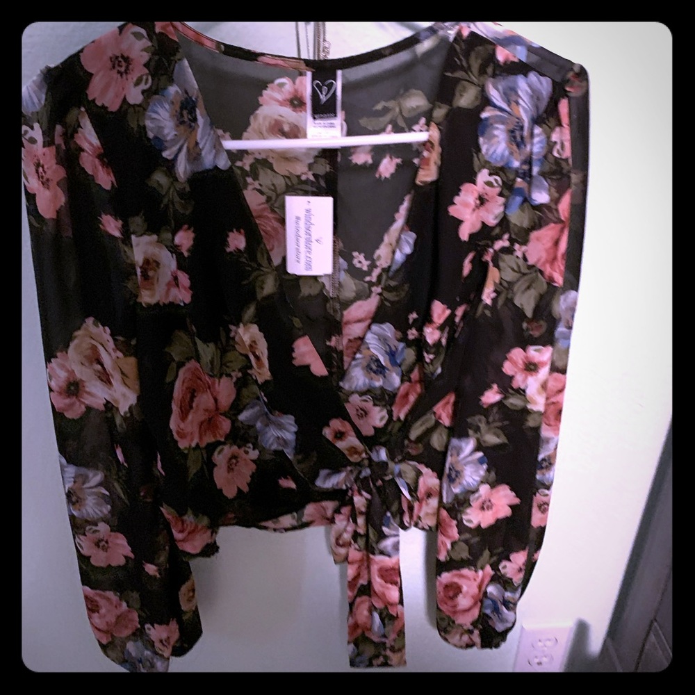Windsor Floral Wrap Blouse
